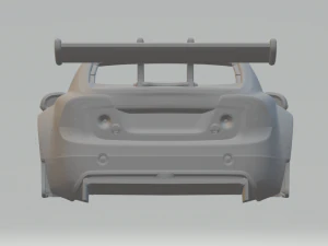 Volvo s60 race car 3D Print Model