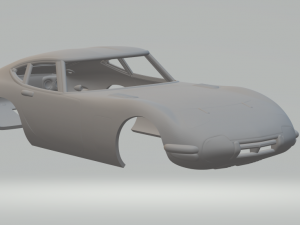 Toyota 2000 gt 67 3Dプリントモデル