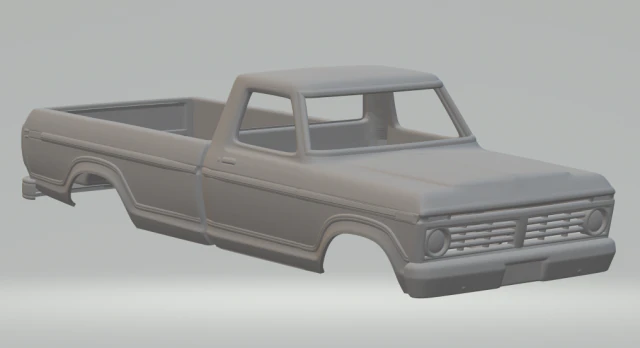 F100 3D Print Model .c4d .max .obj .3ds .fbx .stl .blend 