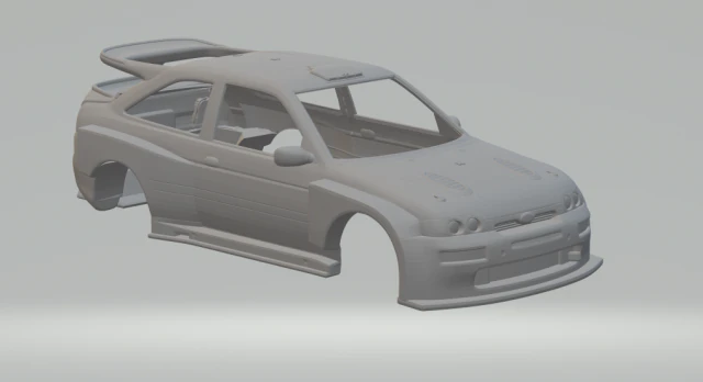 ESCORT COSWORTH ken block 3D Print Model .c4d .max .obj .3ds .fbx .stl .blend 