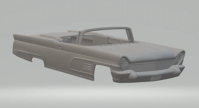 Lincoln Mark Mk2 3D Print Model .c4d .max .obj .3ds .fbx .stl .blend 