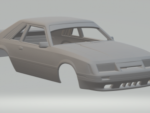 MUSTANG MK3 GT GROUP A 3D Print Model