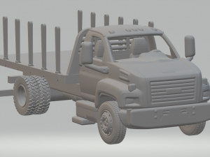 Gmc topkick flatbed Modelo de Impressão 3D