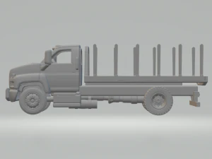 Gmc topkick flatbed 3D Print Model