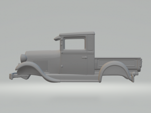 Model a pickup 3D Принт Модель