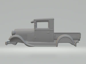Model a pickup 3D Print Model