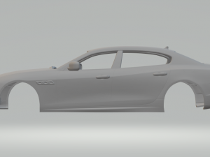 Maserati quattroporte 3D Print Model