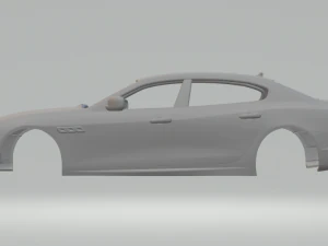 Maserati Quattroporte 3D Druckmodell