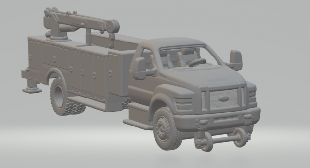 F750 service 3D Print Model .c4d .max .obj .3ds .fbx .stl .blend 