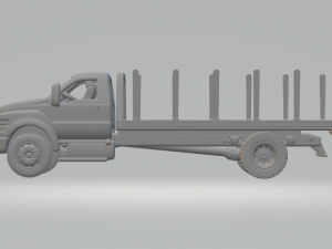 F750 flatbed 3D 프린트 모델