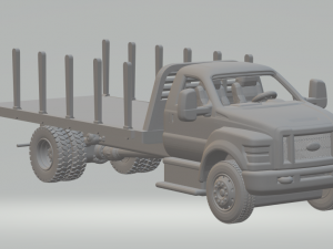 F750 flatbed 3D Print Model