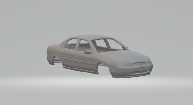 Mondeo mk2 3D-printmodel .c4d .max .obj .3ds .fbx .stl .blend 