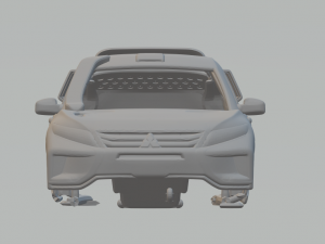 Mitsubishi Eclipse Cross Rally Modello di stampa 3D