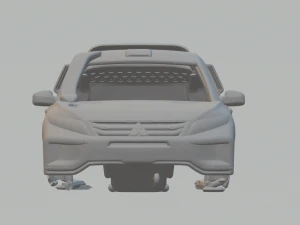 Mitsubishi Eclipse Cross Rally 3D Print Model