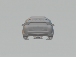 Mitsubishi Eclipse Cross Rally Modello di stampa 3D