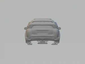 Mitsubishi Eclipse Cross Rally 3D Print Model