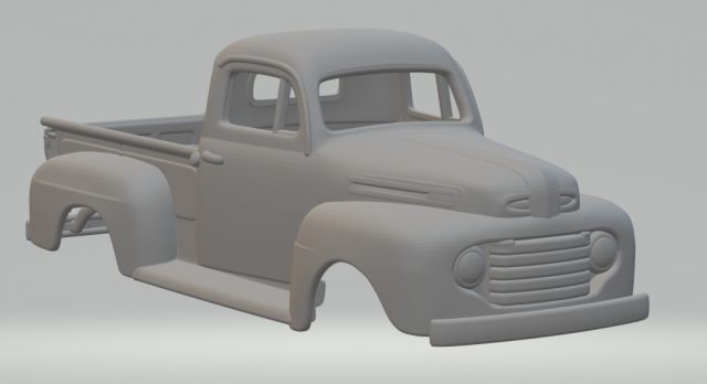 F1 mk1 1948 Model Cetak 3D .c4d .max .obj .3ds .fbx .stl .blend 