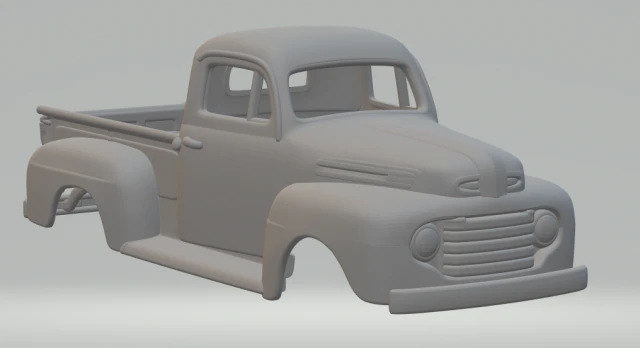 Ф1 мк1 1948 г. 3D Принт Модель .c4d .max .obj .3ds .fbx .stl .blend 