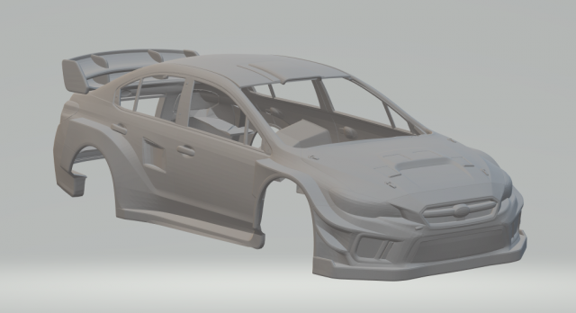 SUBARU vt18x 3D 打印模型 .c4d .max .obj .3ds .fbx .stl .blend 