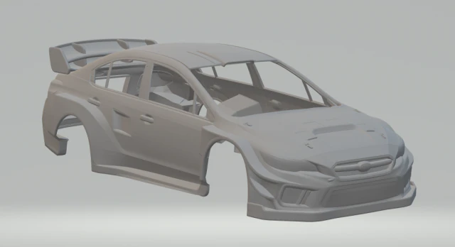 SUBARU vt18x 3D Print Model .c4d .max .obj .3ds .fbx .stl .blend 