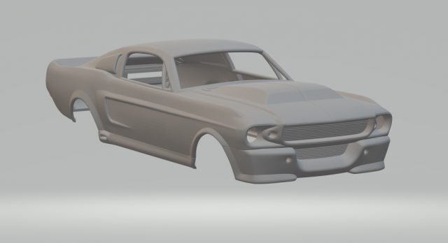 Mustang eleanor Modèles 3D en vedette .c4d .max .obj .3ds .fbx .stl .blend 