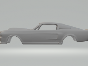 Mustang eleanor Modèles 3D en vedette