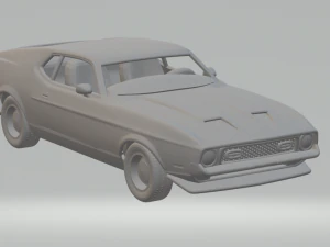 Mustang mach1 1971 3D Print Model