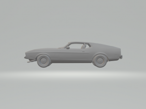 Mustang mach1 1971 3D Druckmodell