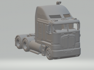 Kenworth k200 6x4 3D प्रिंट मॉडल