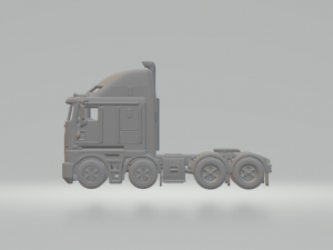 Kenworth k200 6x4 3D Print Model