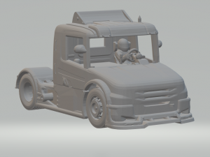 Scania formula truck 3D Print Model