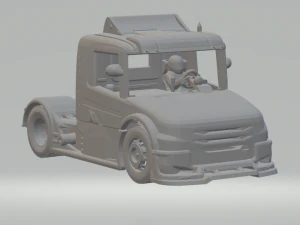 Формула-грузовик Scania 3D Принт Модель