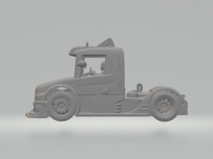 Scania formula truck 3D Baskı Modeli