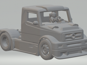 Mercedes formula truck Modello di stampa 3D