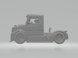 Mercedes formula truck 3Dプリントモデル