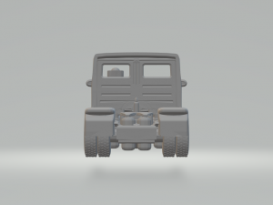 Mercedes formula truck 3Dプリントモデル