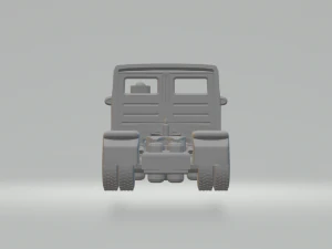 Mercedes formula truck 3D Print Model