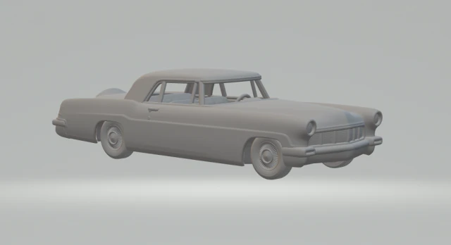 Lincoln continental mark 3D Print Model .c4d .max .obj .3ds .fbx .stl .blend