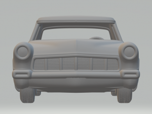 Lincoln continental mark 3Dプリントモデル