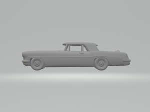 Lincoln continental mark 3Dプリントモデル