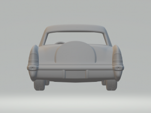 Lincoln continental mark 3Dプリントモデル