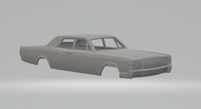 Lincoln continental mark mk4 sedan Model Cetak 3D .c4d .max .obj .3ds .fbx .stl .blend