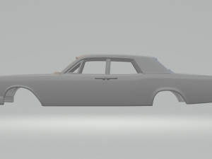 Lincoln continental mark mk4 sedan Model Cetak 3D