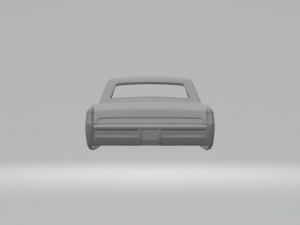 Lincoln continental mark mk4 sedan Model Cetak 3D