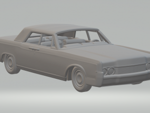 LINCOLN CONTINENTAL CONVERTIBLE MK4 3D Print Model