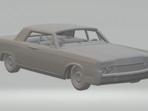 LINCOLN CONTINENTAL CONVERTIBLE MK4 3D Print Model