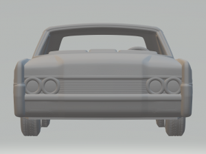 LINCOLN CONTINENTAL CONVERTIBLE MK4 3D-printmodel