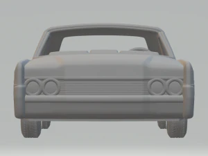 LINCOLN CONTINENTAL CONVERTIBLE MK4 3D Print Model