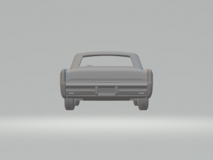 LINCOLN CONTINENTAL CONVERTIBLE MK4 3D-printmodel