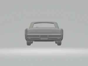 LINCOLN CONTINENTAL CONVERTIBLE MK4 3D Print Model